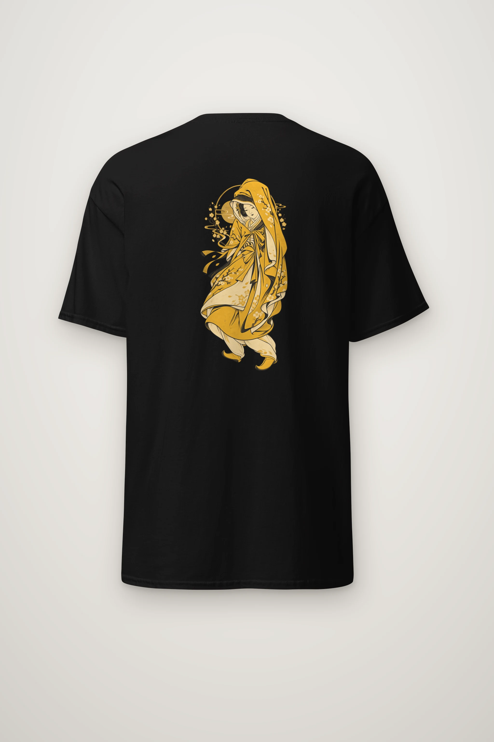 "Floral Veil" Heavyweight Unisex Crewneck T-shirt