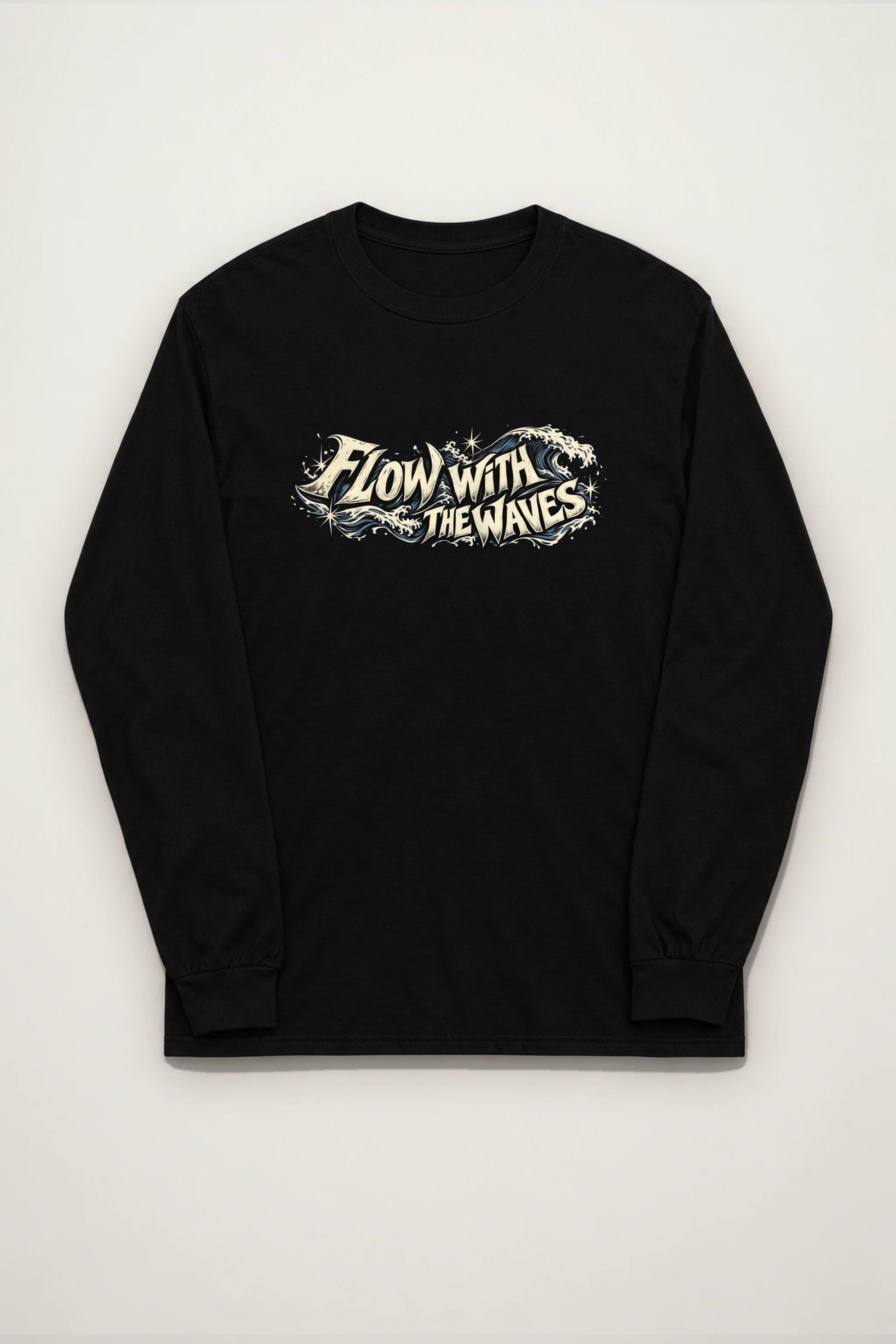 "Flow With The Waves" Unisex Longsleeve T-shirt