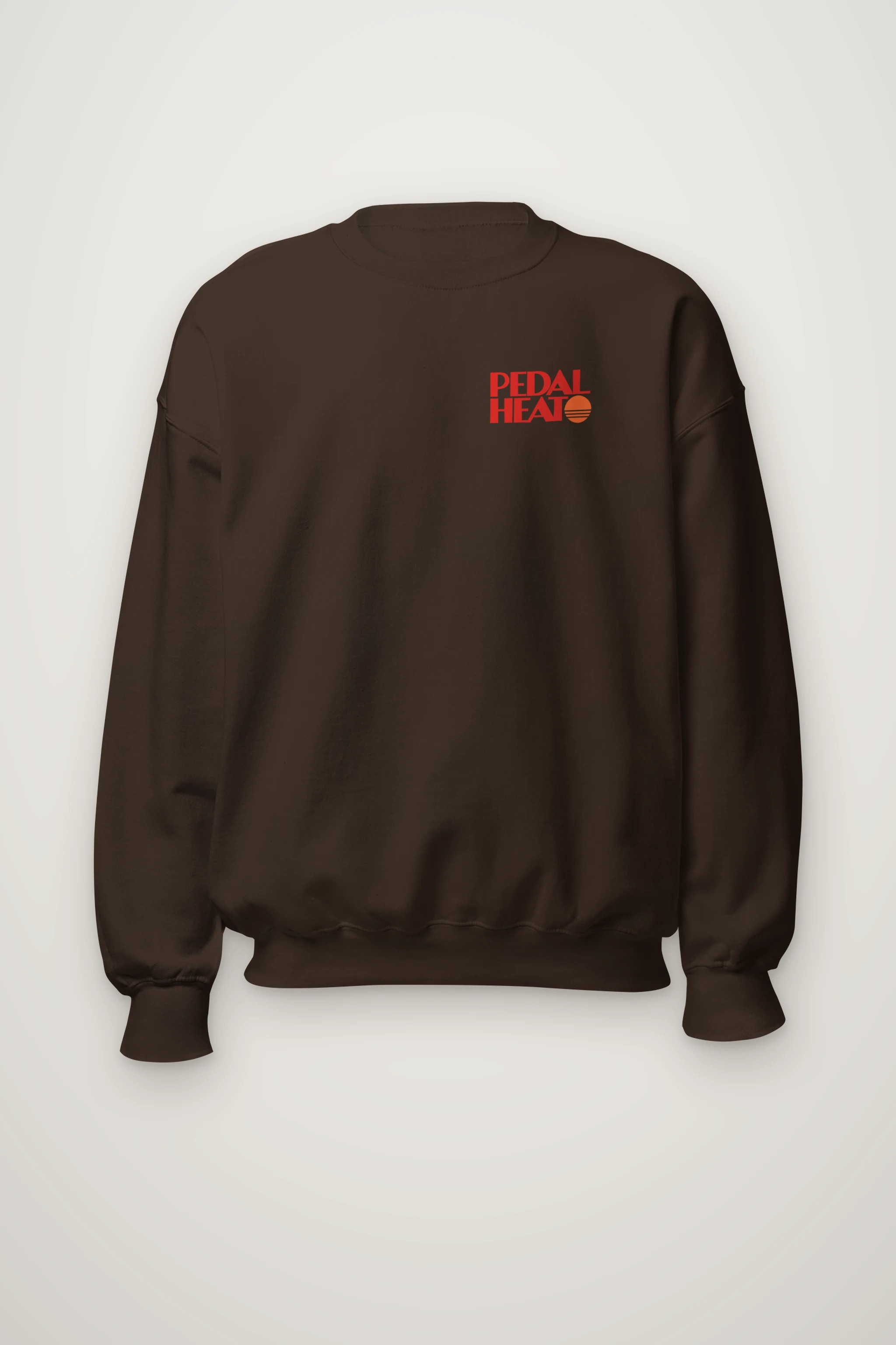 "Flower Basket Cyclist" Heavy Blend Unisex Crewneck Sweatshirt