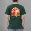 "Flower Basket Cyclist" Heavyweight Unisex Crewneck T-shirt