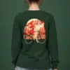 "Flower Basket Cyclist" Unisex Longsleeve T-shirt