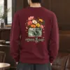 "Flower-Filled Camera" Heavy Blend Unisex Crewneck Sweatshirt