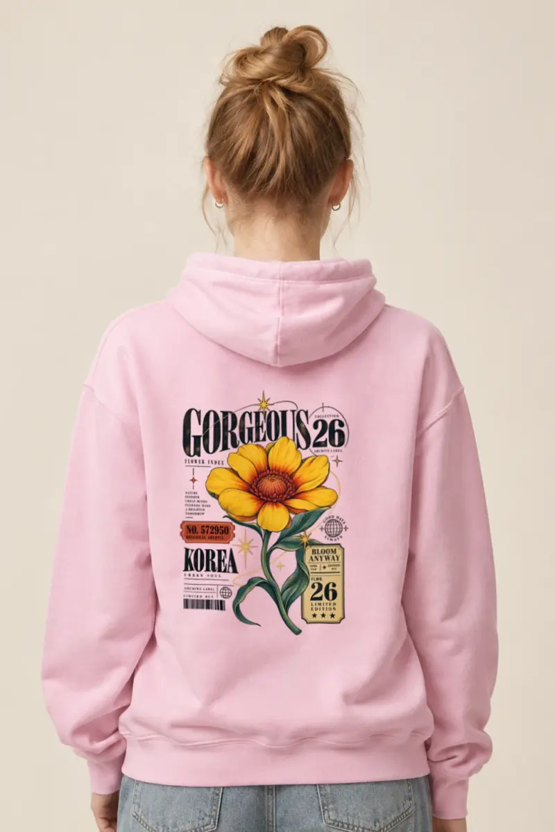 "Flower Index" Heavy Blend Unisex Pullover Hoodie