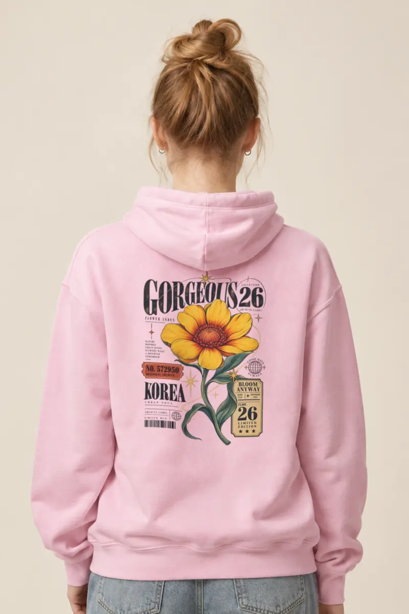 "Flower Index" Heavy Blend Unisex Pullover Hoodie