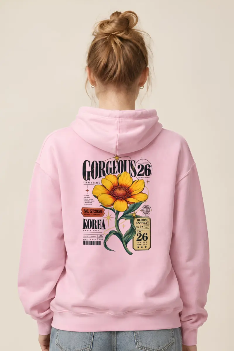"Flower Index" Heavy Blend Unisex Pullover Hoodie