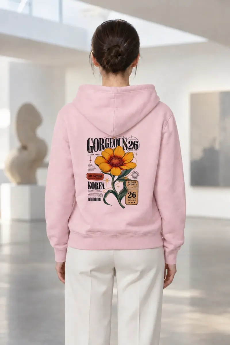 "Flower Index" Heavy Blend Unisex Pullover Hoodie | Gildan 18500
