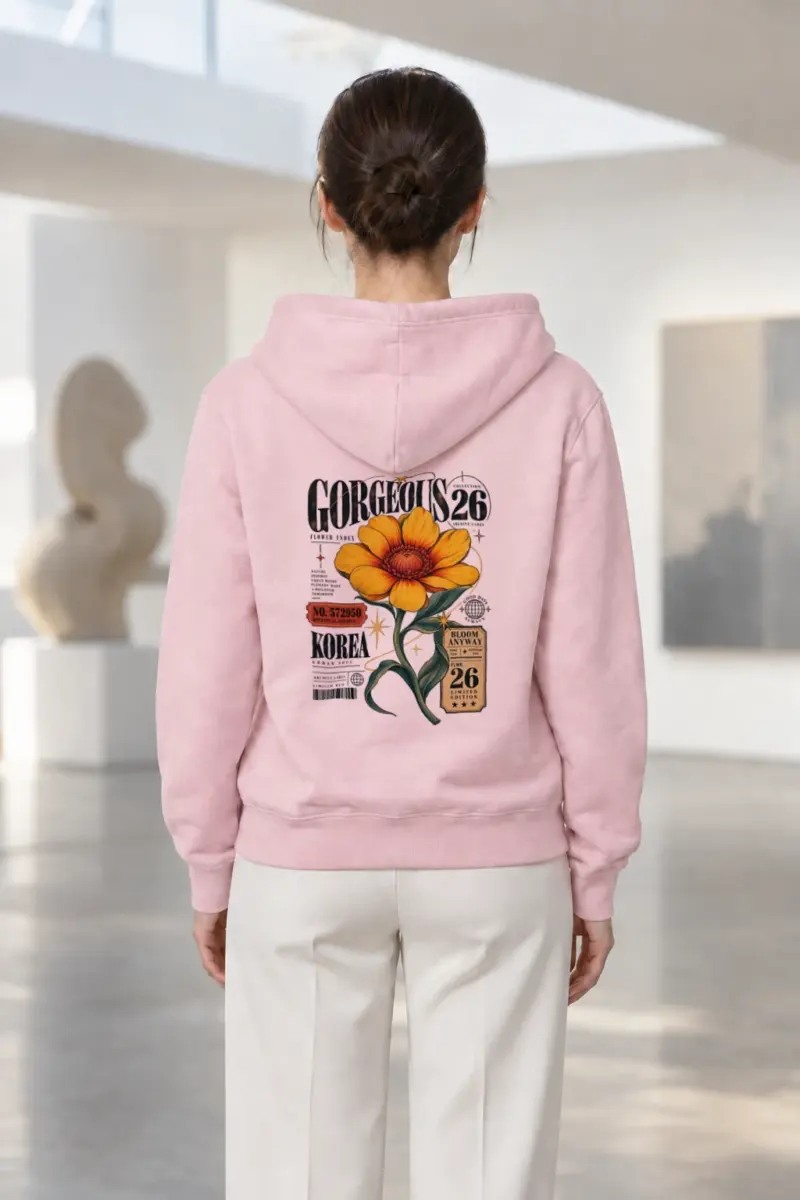 "Flower Index" Heavy Blend Unisex Pullover Hoodie | Gildan 18500