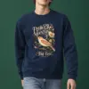 "Flower Mountain Fly Free" Heavy Blend Unisex Crewneck Sweatshirt