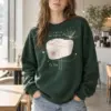 "Flower Mountain" Heavy Blend Unisex Crewneck Sweatshirt | Gildan 18000