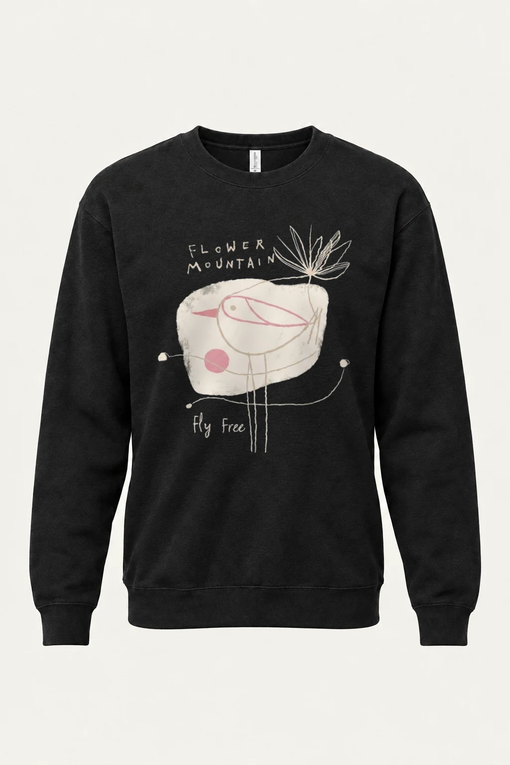 "Flower Mountain" Heavy Blend Unisex Crewneck Sweatshirt | Gildan 18000