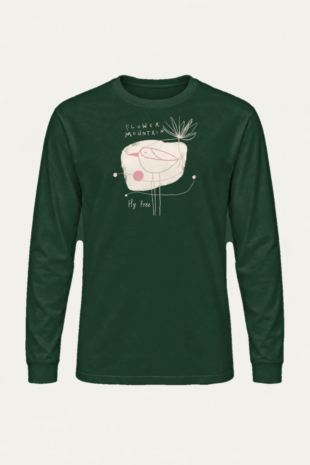 "Flower Mountain" Unisex Longsleeve T-shirt | Gildan 2400