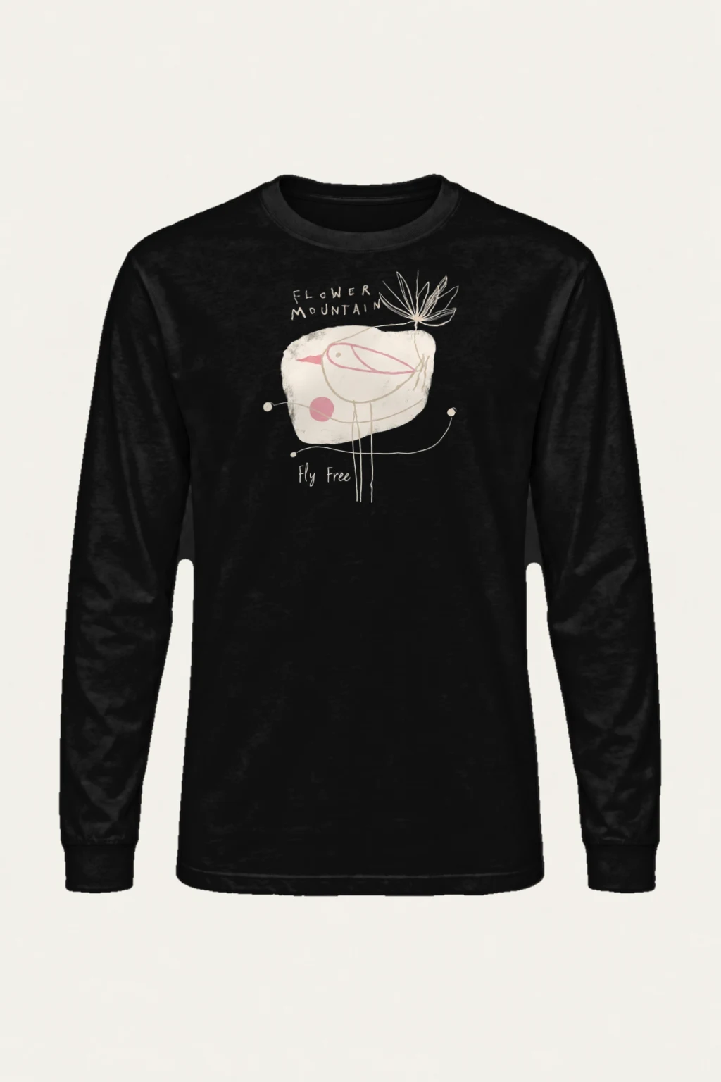 "Flower Mountain" Unisex Longsleeve T-shirt | Gildan 2400