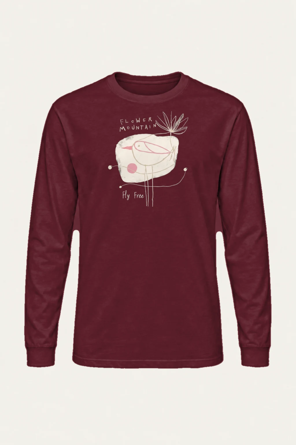 "Flower Mountain" Unisex Longsleeve T-shirt | Gildan 2400