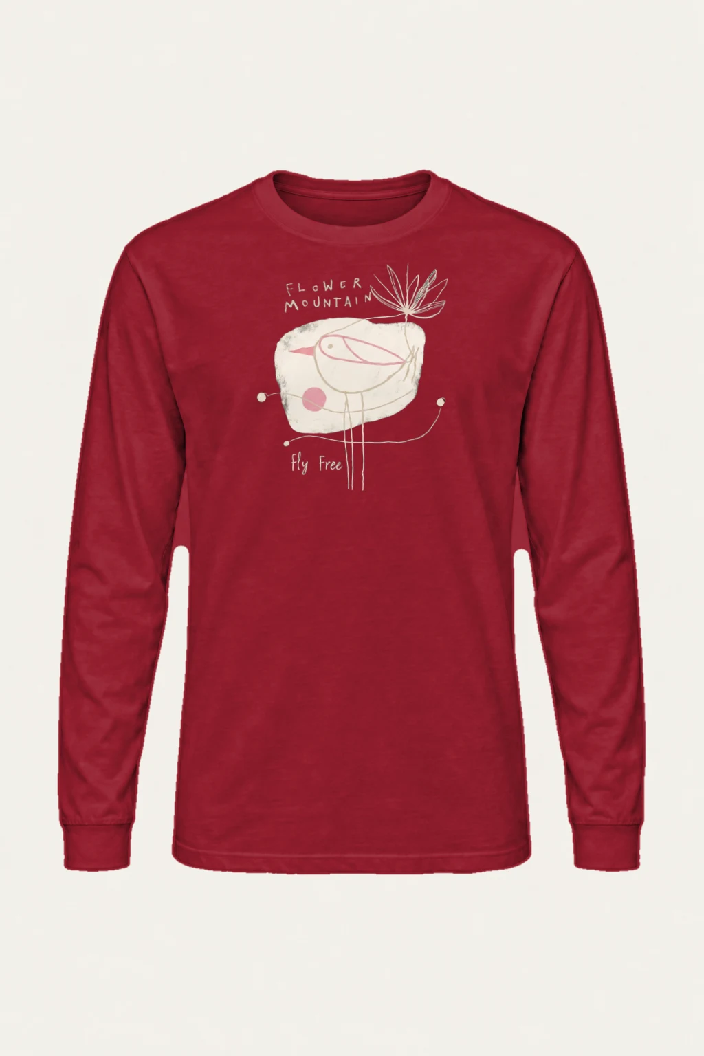 "Flower Mountain" Unisex Longsleeve T-shirt | Gildan 2400