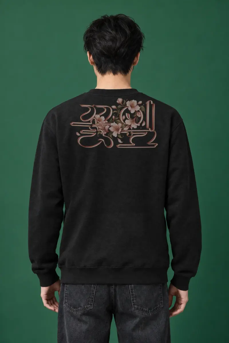 "Flower Petals" Heavy Blend Unisex Crewneck Sweatshirt