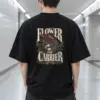 "Flower The Carrier" Men's Oversized Heavyweight Crewneck T-Shirt