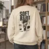 "Flowers After Midnight" Unisex Sponge Fleece Crewneck Sweatshirt | Bella + Canvas 3901