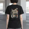 "Flowers on the Night Bus" Heavyweight Unisex Crewneck T-shirt