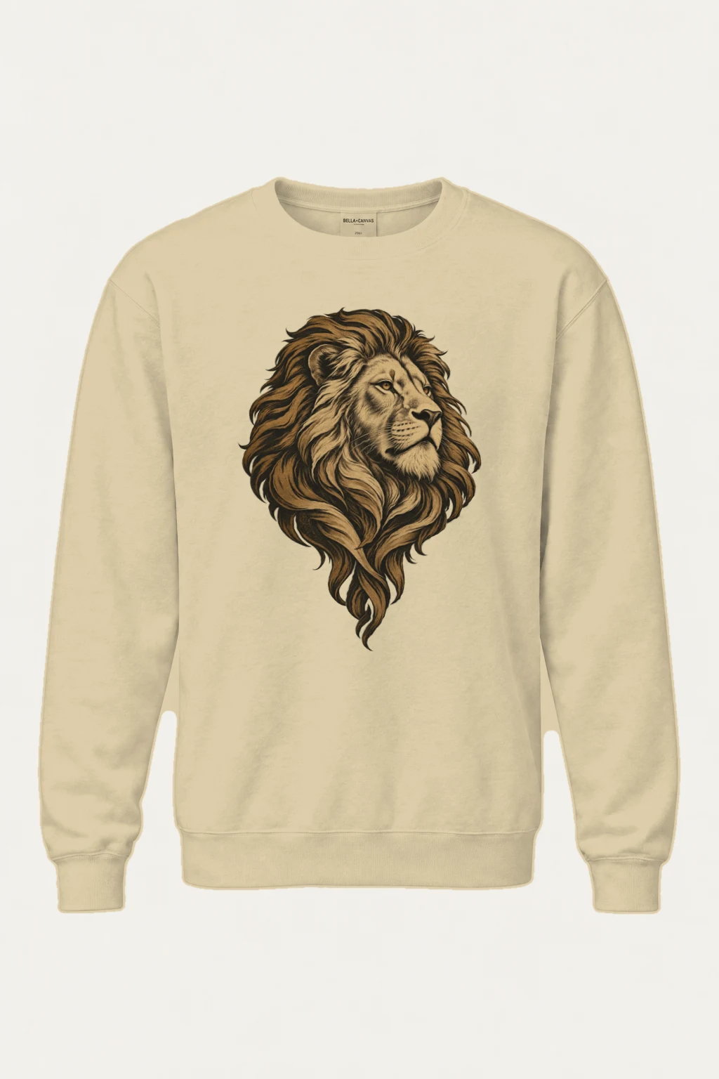 "Flowing Mane Lion" Heavy Blend Unisex Crewneck Sweatshirt | Gildan 18000