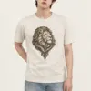 "Flowing Mane Lion" Heavyweight Unisex Crewneck T-shirt