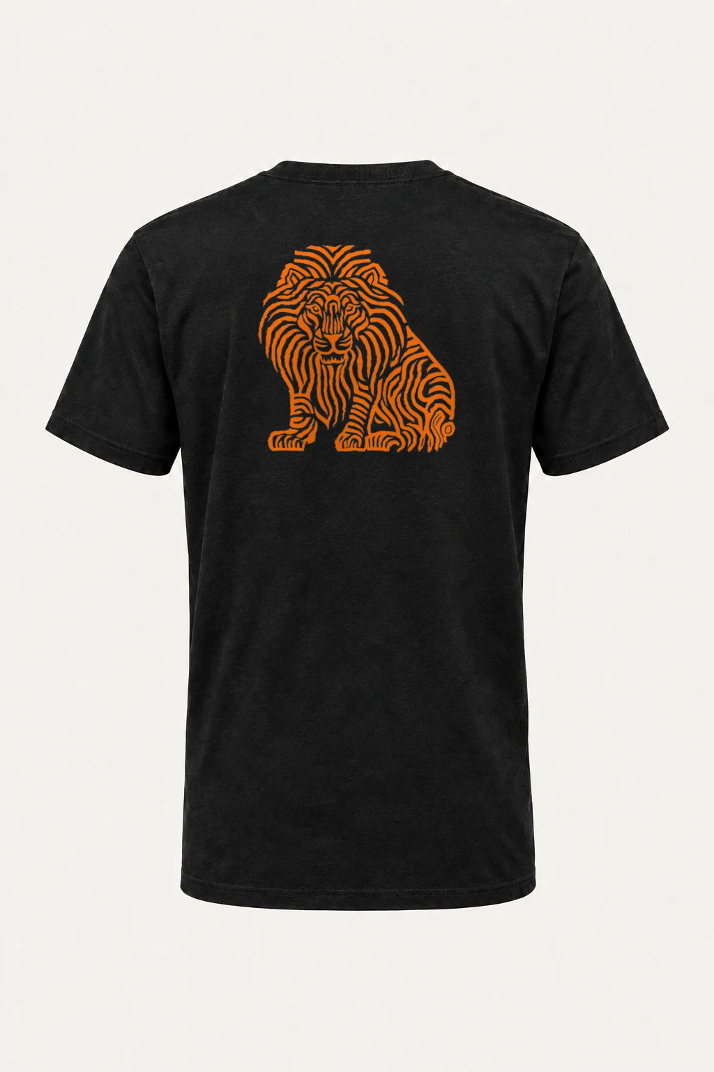 "Flowing Mane Lion" Heavyweight Unisex Crewneck T-shirt | Gildan 5000