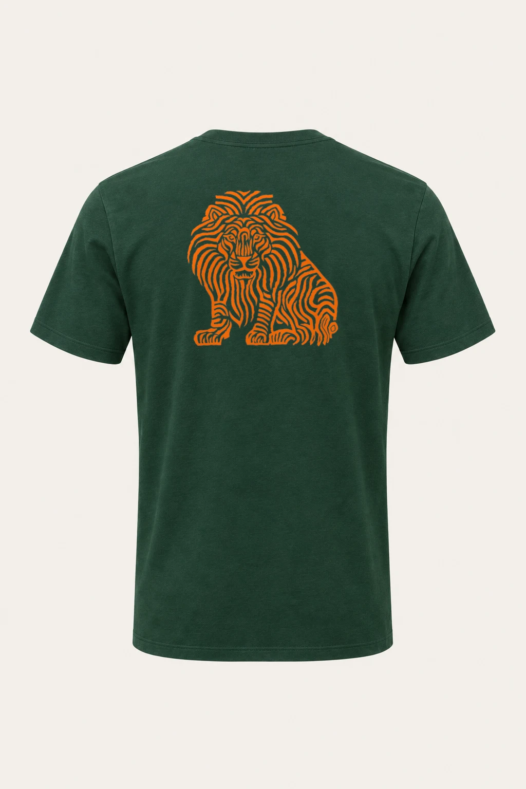 "Flowing Mane Lion" Heavyweight Unisex Crewneck T-shirt | Gildan 5000
