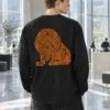 "Flowing Mane Lion" Unisex Longsleeve T-shirt | Gildan 2400