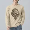 "Flowing Mane Lion" Unisex Longsleeve T-shirt
