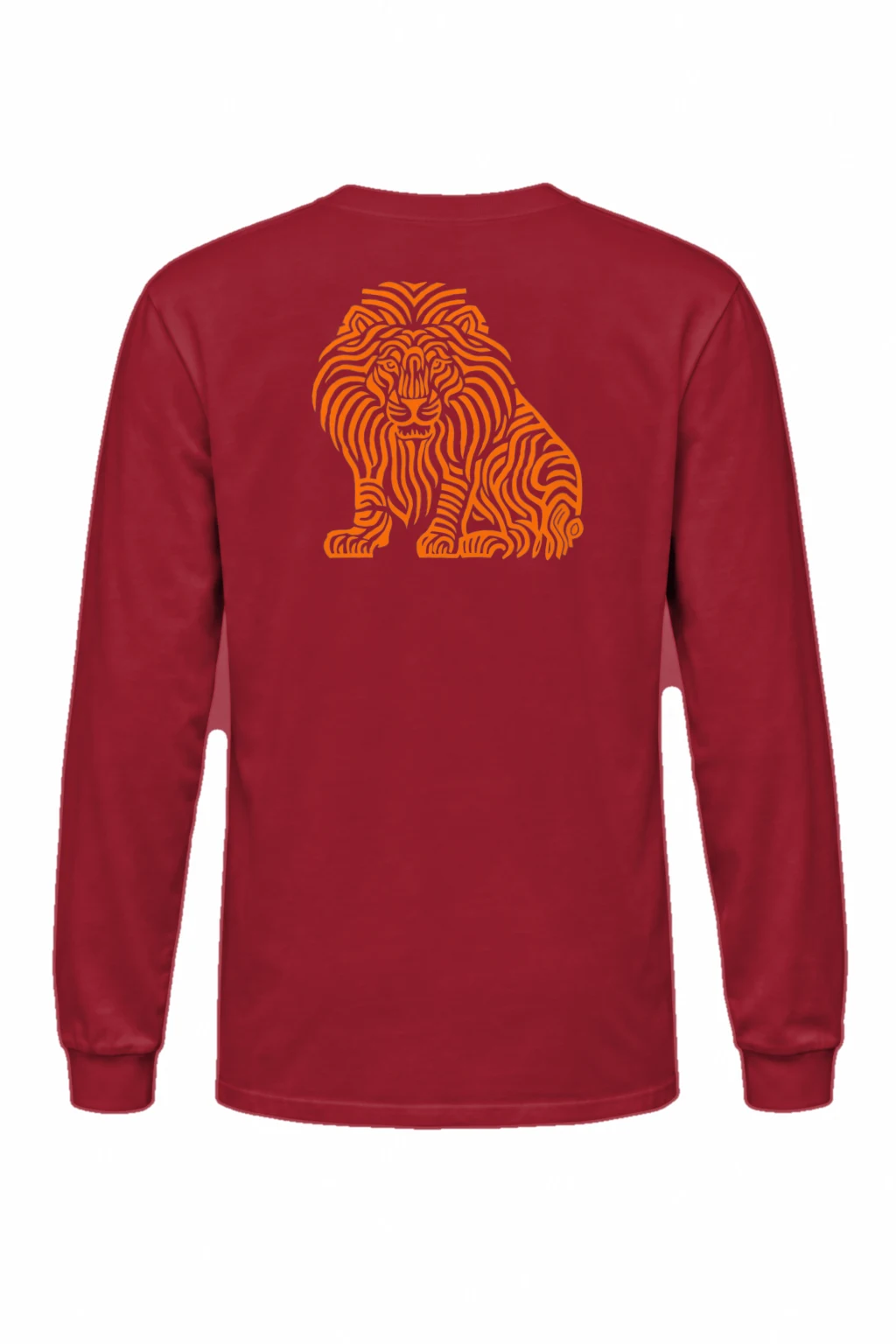 "Flowing Mane Lion" Unisex Longsleeve T-shirt | Gildan 2400