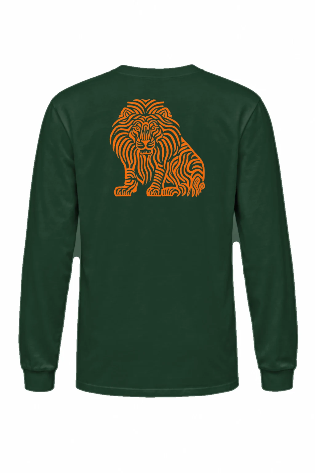 "Flowing Mane Lion" Unisex Longsleeve T-shirt | Gildan 2400