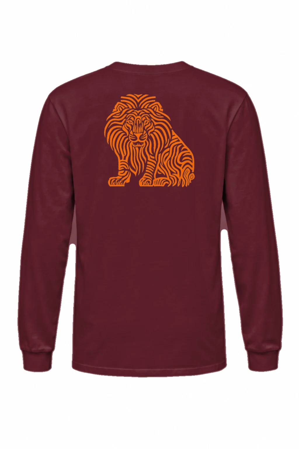 "Flowing Mane Lion" Unisex Longsleeve T-shirt | Gildan 2400