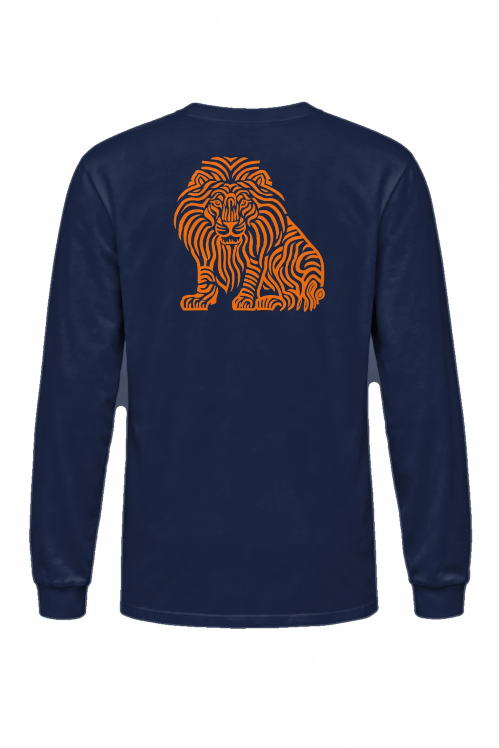 "Flowing Mane Lion" Unisex Longsleeve T-shirt | Gildan 2400