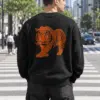 "Flowing Tiger Lines" Heavy Blend Unisex Crewneck Sweatshirt | Gildan 18000