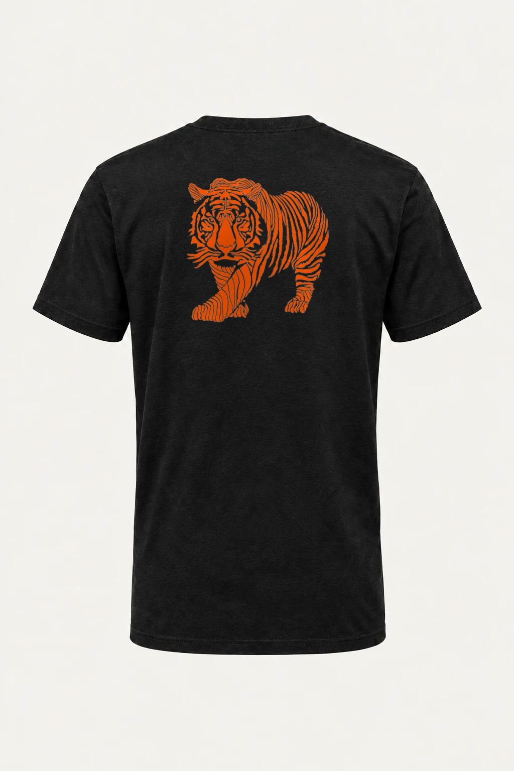 "Flowing Tiger Lines" Heavyweight Unisex Crewneck T-shirt | Gildan 5000