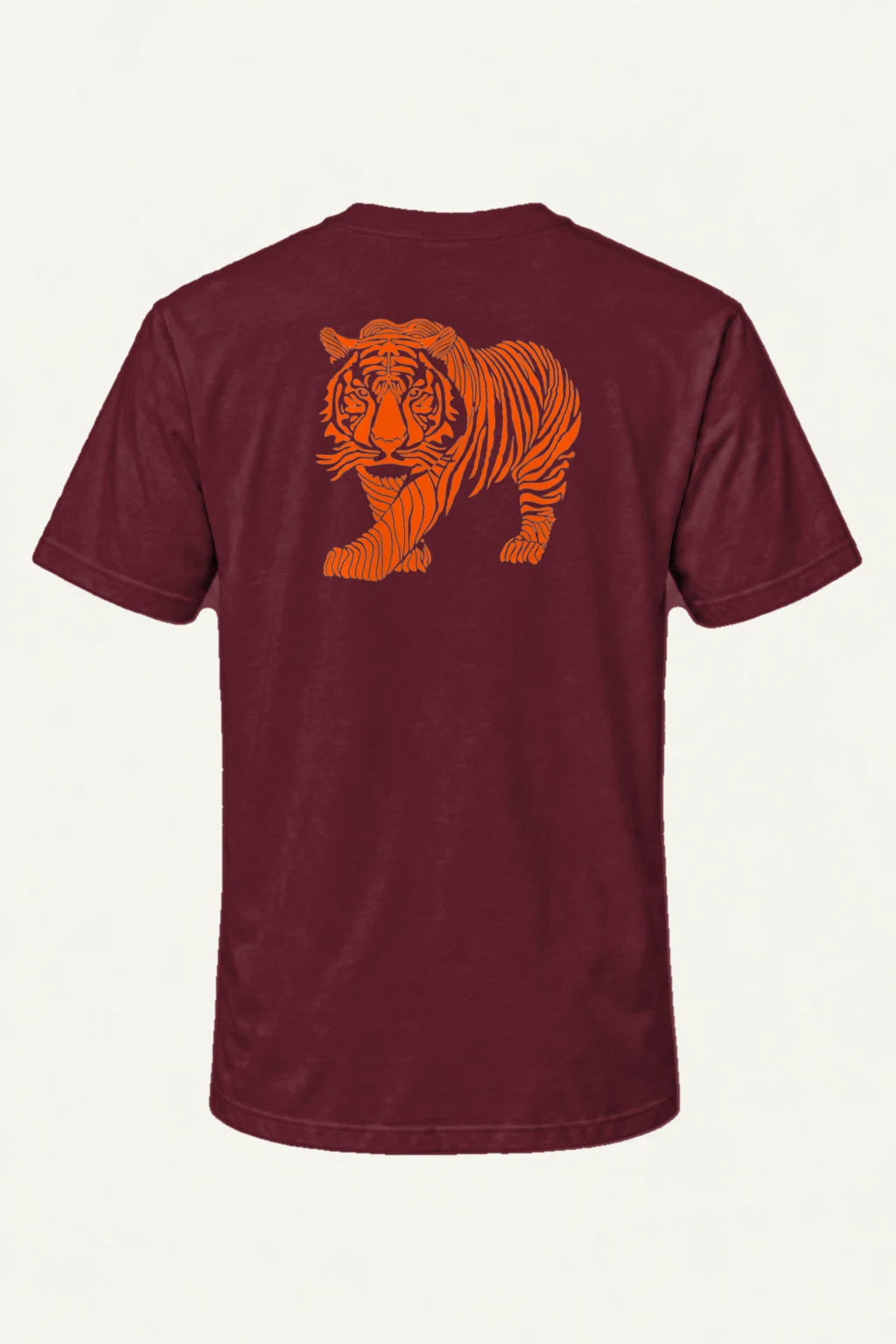 "Flowing Tiger Lines" Heavyweight Unisex Crewneck T-shirt | Gildan 5000