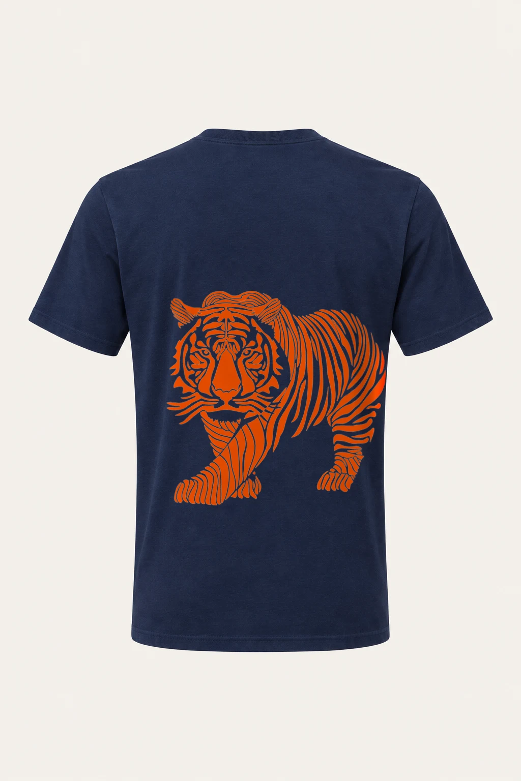 "Flowing Tiger Lines" Heavyweight Unisex Crewneck T-shirt | Gildan 5000