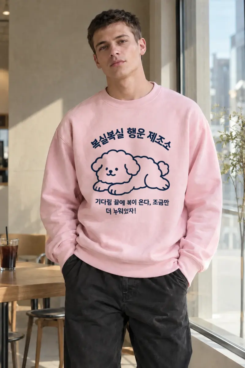 “Fluffy Fortune Factory” Heavy Blend Unisex Crewneck Sweatshirt | Gildan 18000