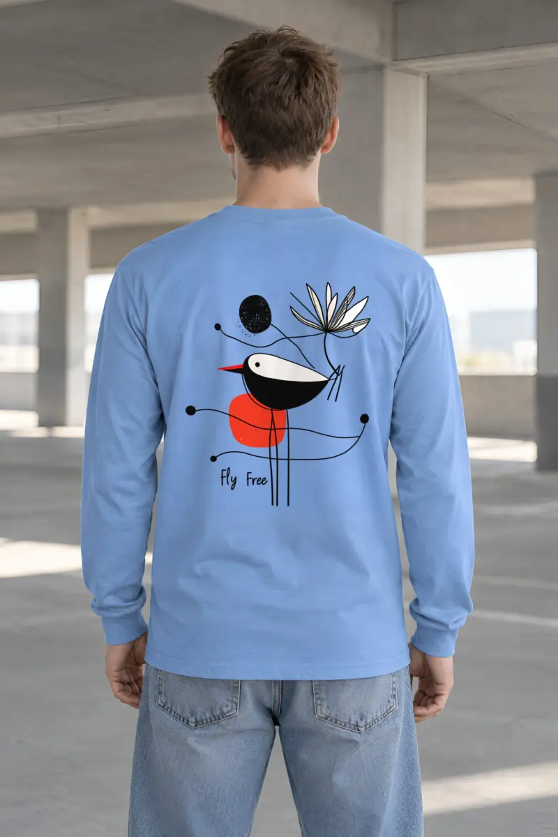 "Fly Free Bird" Unisex Longsleeve T-shirt