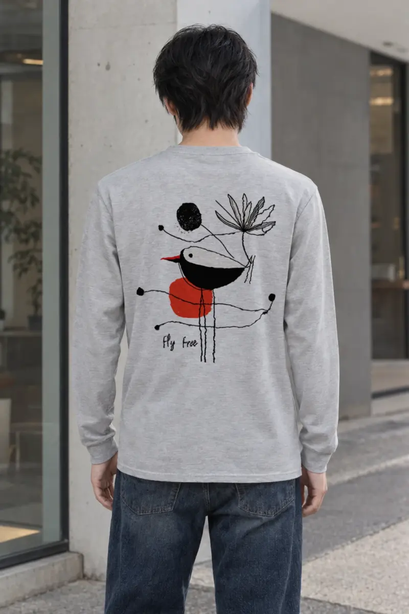 "Fly Free Bird" Unisex Longsleeve T-shirt | Gildan 2400