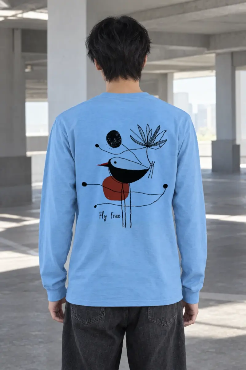 "Fly Free Bird" Unisex Longsleeve T-shirt