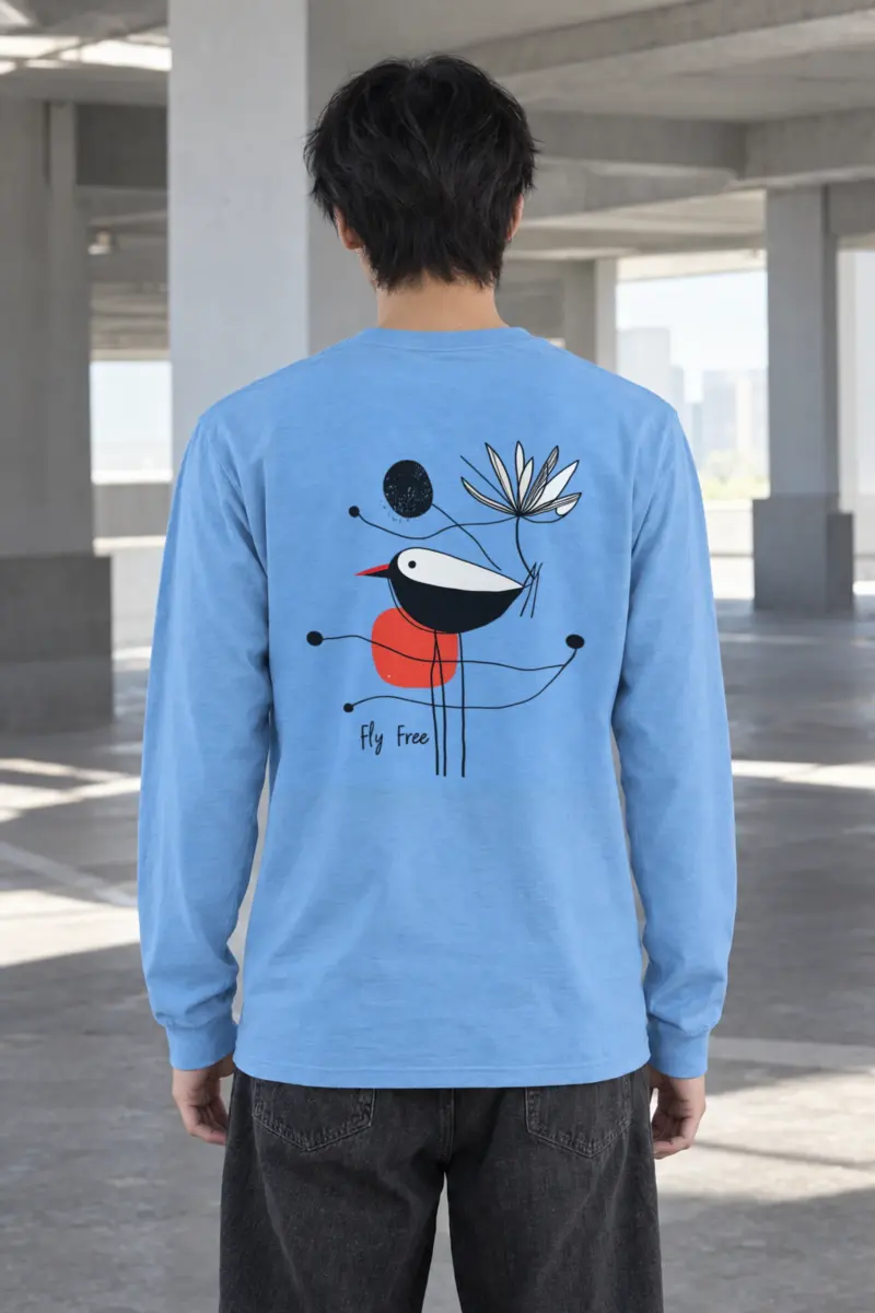 "Fly Free Bird" Unisex Longsleeve T-shirt