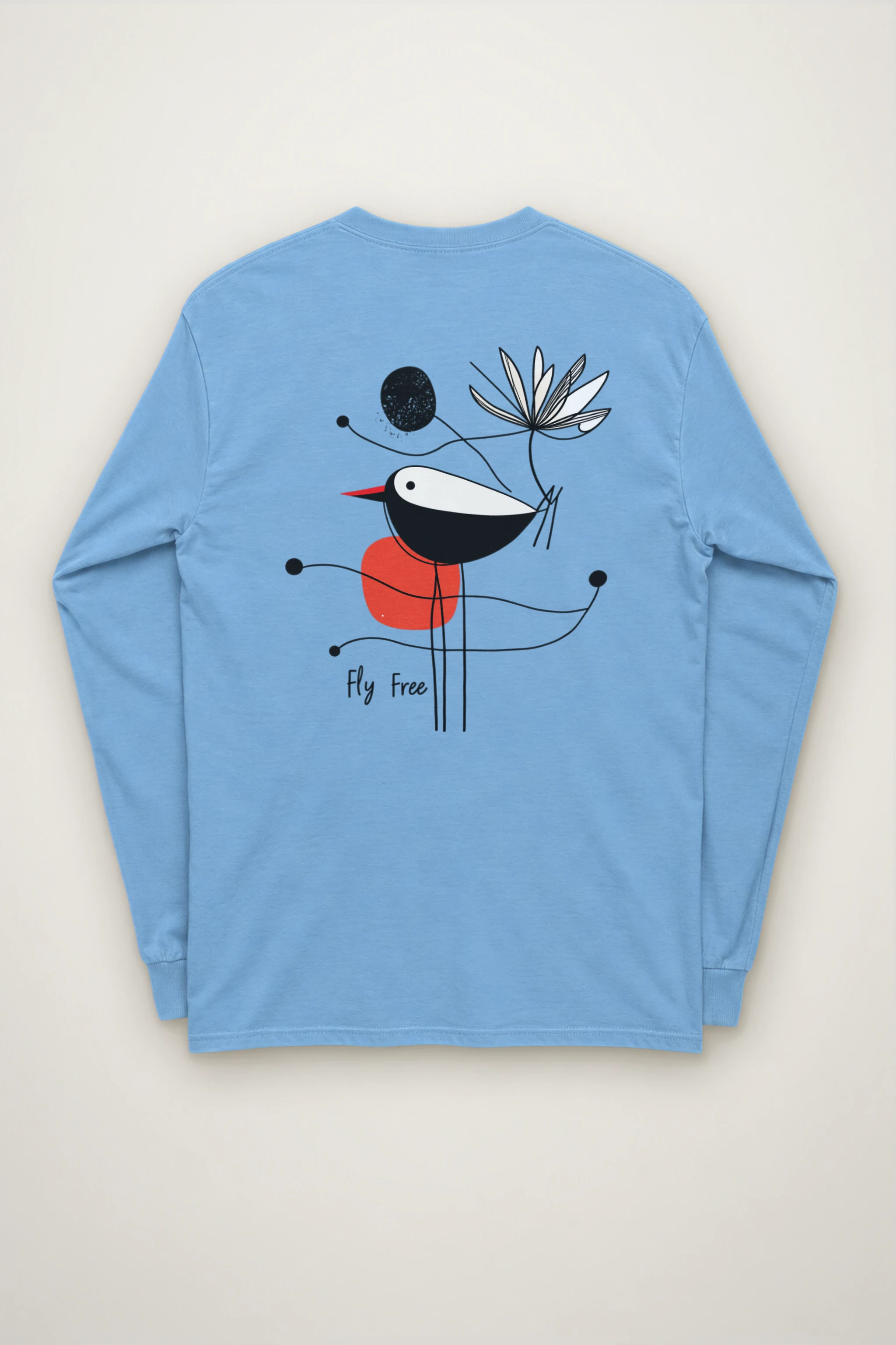 "Fly Free Bird" Unisex Longsleeve T-shirt