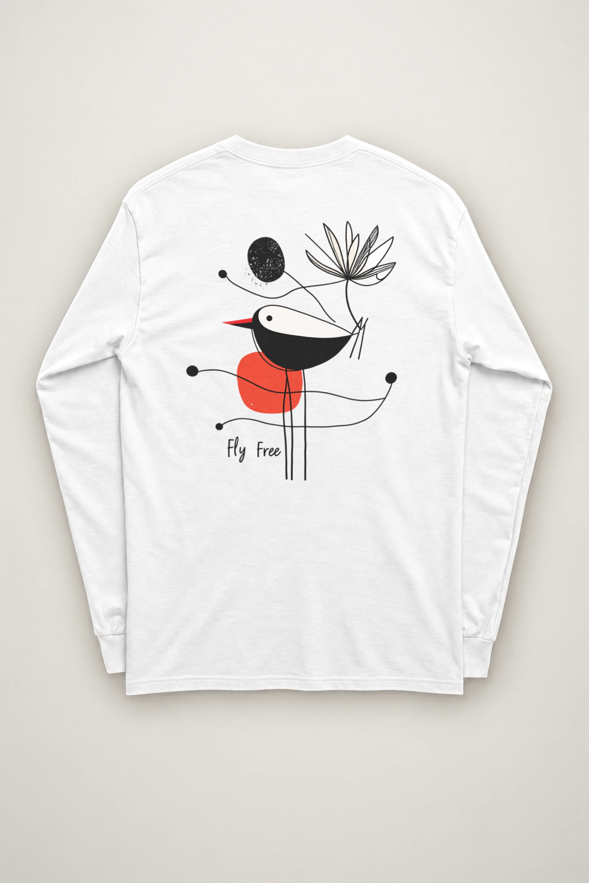 "Fly Free Bird" Unisex Longsleeve T-shirt