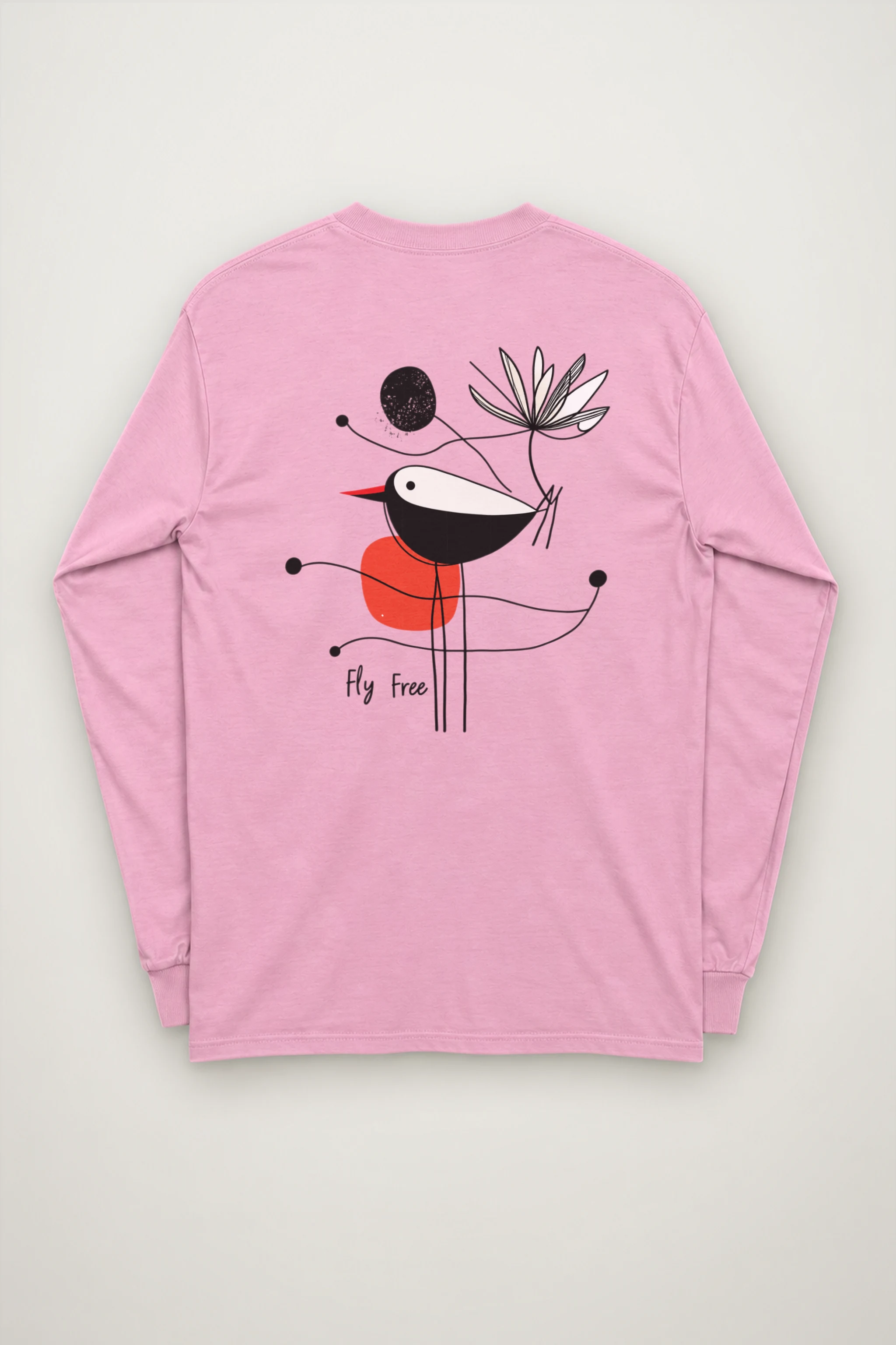 "Fly Free Bird" Unisex Longsleeve T-shirt