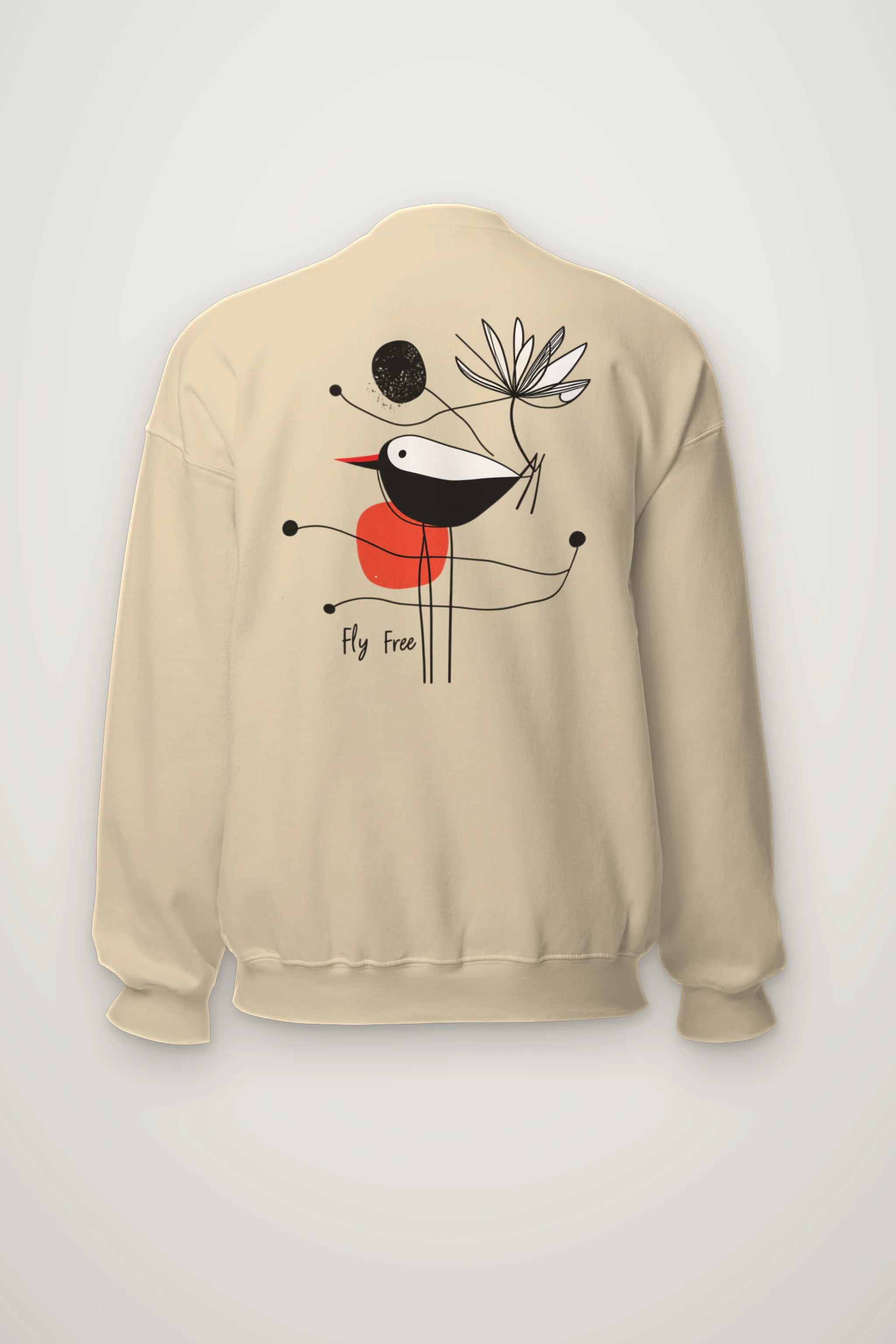"Fly Free Bloom" Heavy Blend Unisex Crewneck Sweatshirt