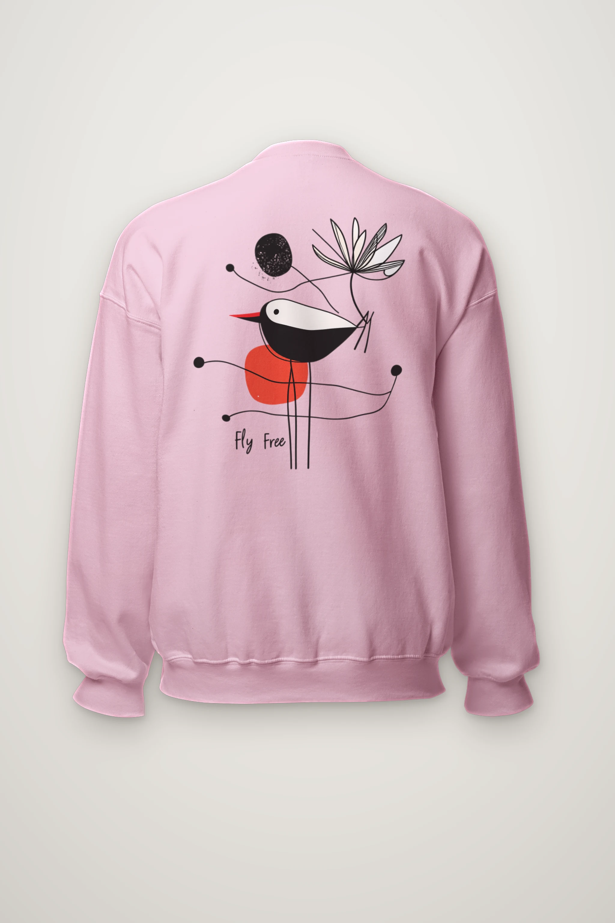 "Fly Free Bloom" Heavy Blend Unisex Crewneck Sweatshirt