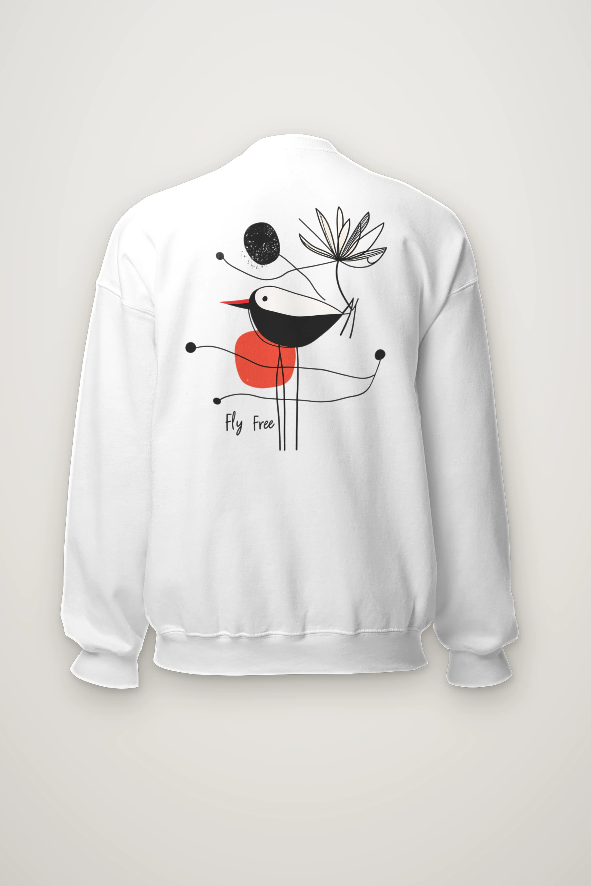 "Fly Free Bloom" Heavy Blend Unisex Crewneck Sweatshirt