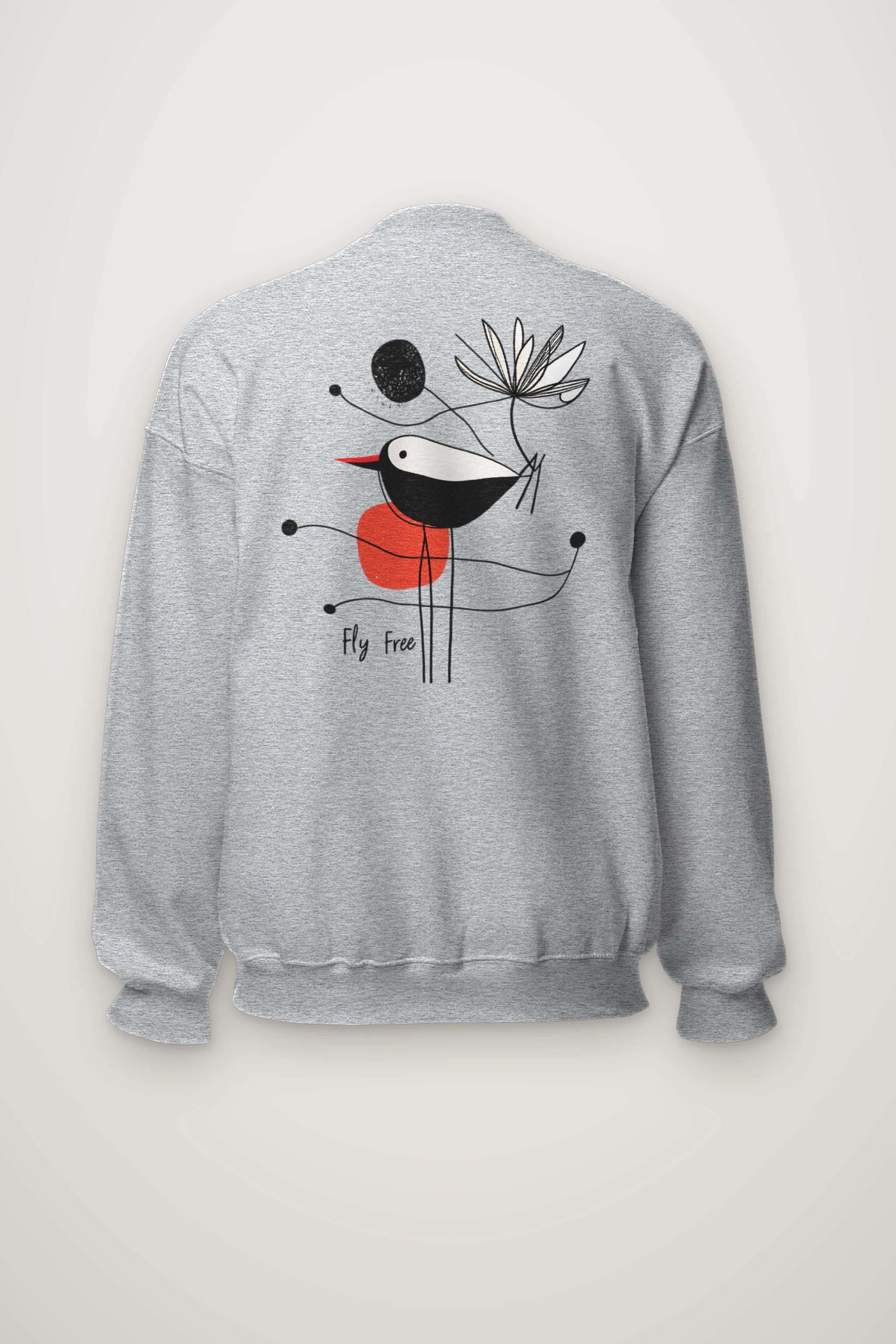 "Fly Free Bloom" Heavy Blend Unisex Crewneck Sweatshirt