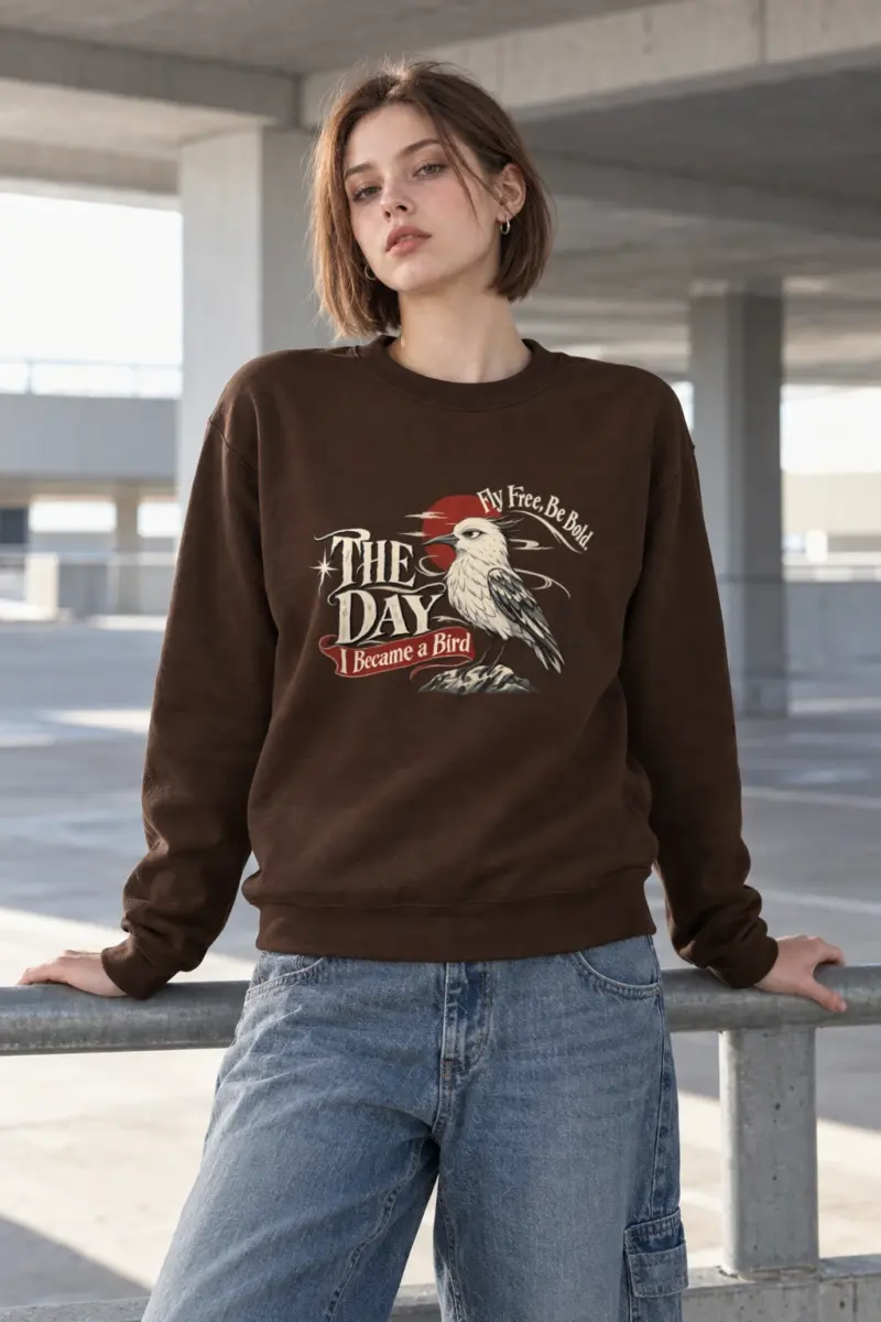 "Fly Free" Heavy Blend Unisex Crewneck Sweatshirt