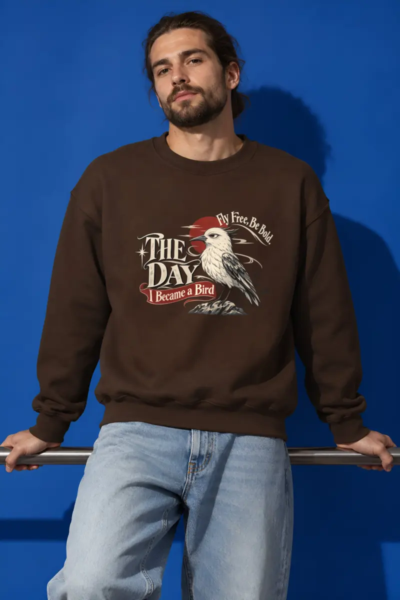 "Fly Free" Heavy Blend Unisex Crewneck Sweatshirt